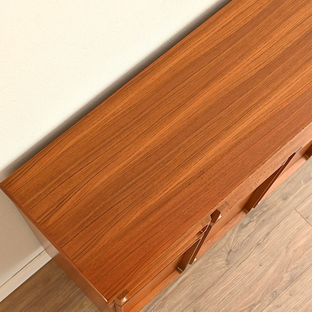 Mid Century Teak Sideboard Buffet Cabinet by Chiswell