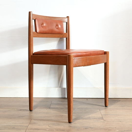 6x Mid Century Teak Dining Chairs by Chiswell