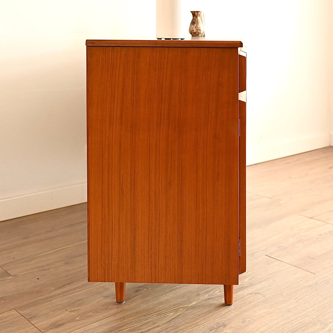 Mid Century Teak Sideboard Buffet Cabinet by Chiswell