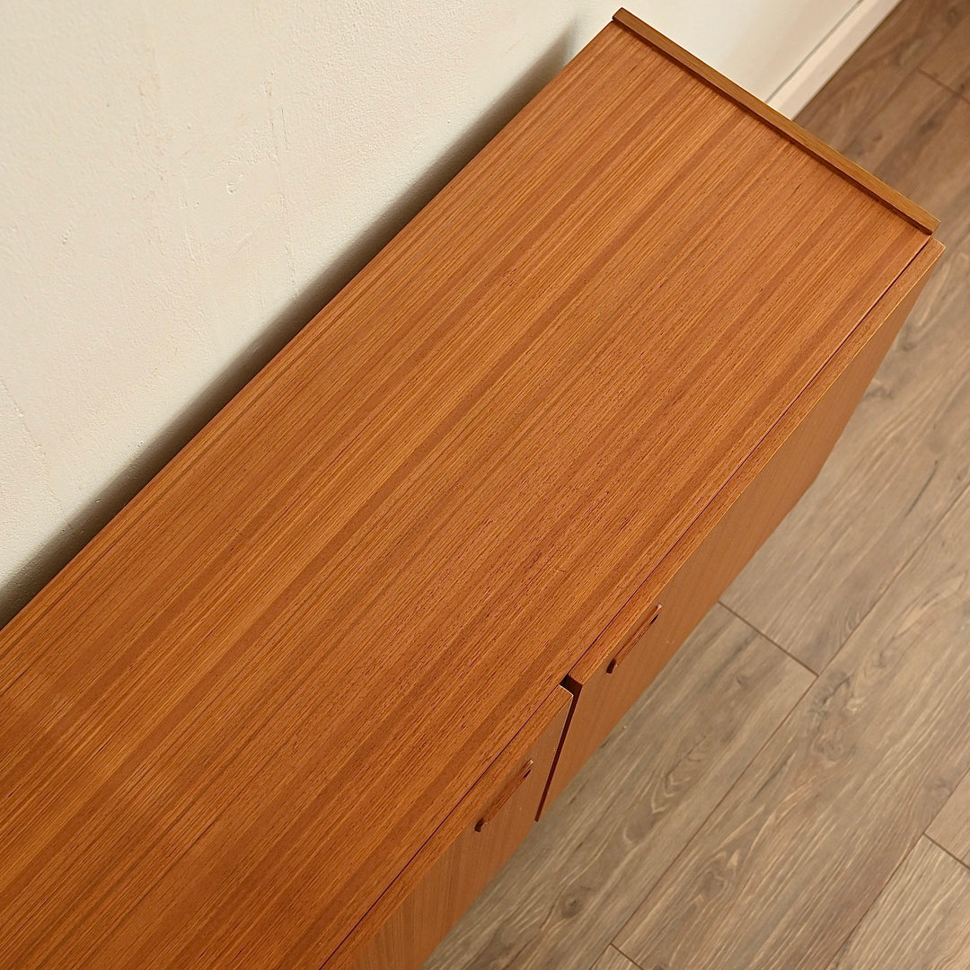 Mid Century Teak Sideboard LP Record Cabinet by Elite