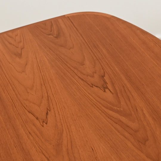 Parker Teak Elliptical D end Extendable Dining Table