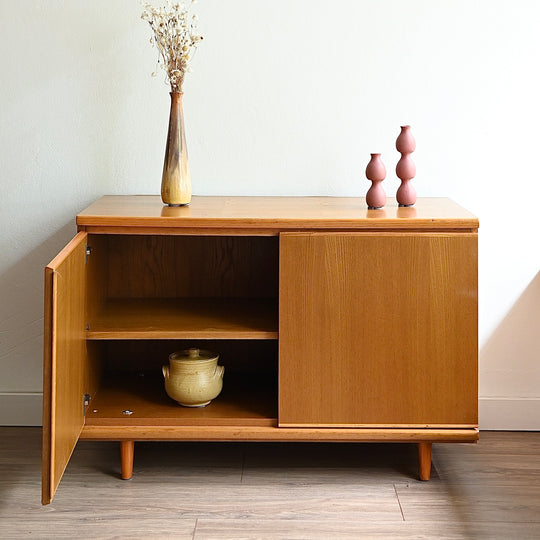 Parker Mid Century Teak Sideboard LP Record Cabinet