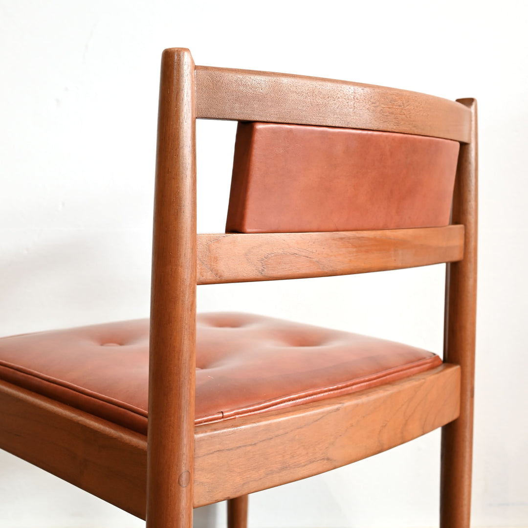 6x Mid Century Teak Dining Chairs by Chiswell