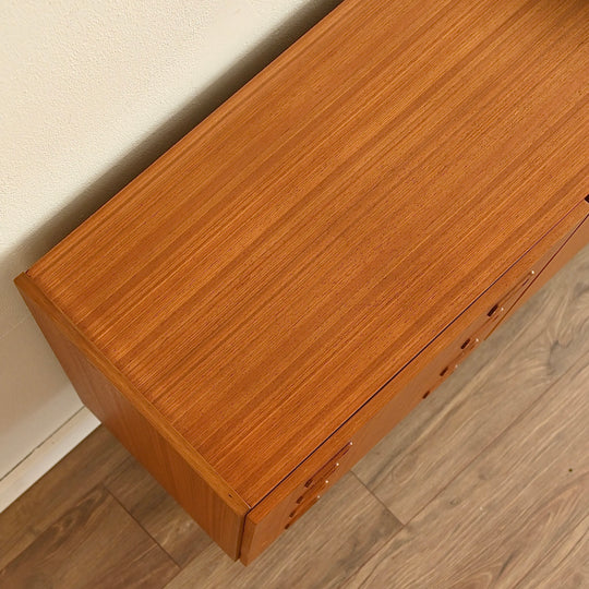 Mid Century Teak Sideboard LP Record Cabinet by Elite