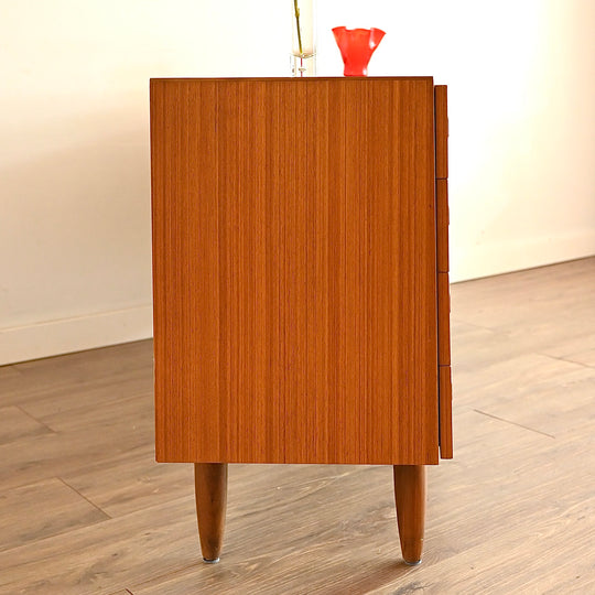Mid Century Teak Sideboard LP Record Cabinet by Elite