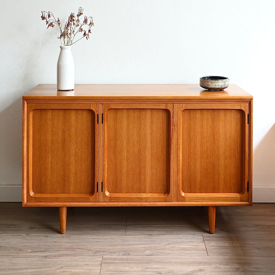 Mid Century Teak Sideboard LP Record Cabinet by Chiswell