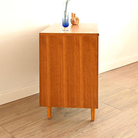 Mid Century Teak Sideboard LP Record Cabinet by Chiswell