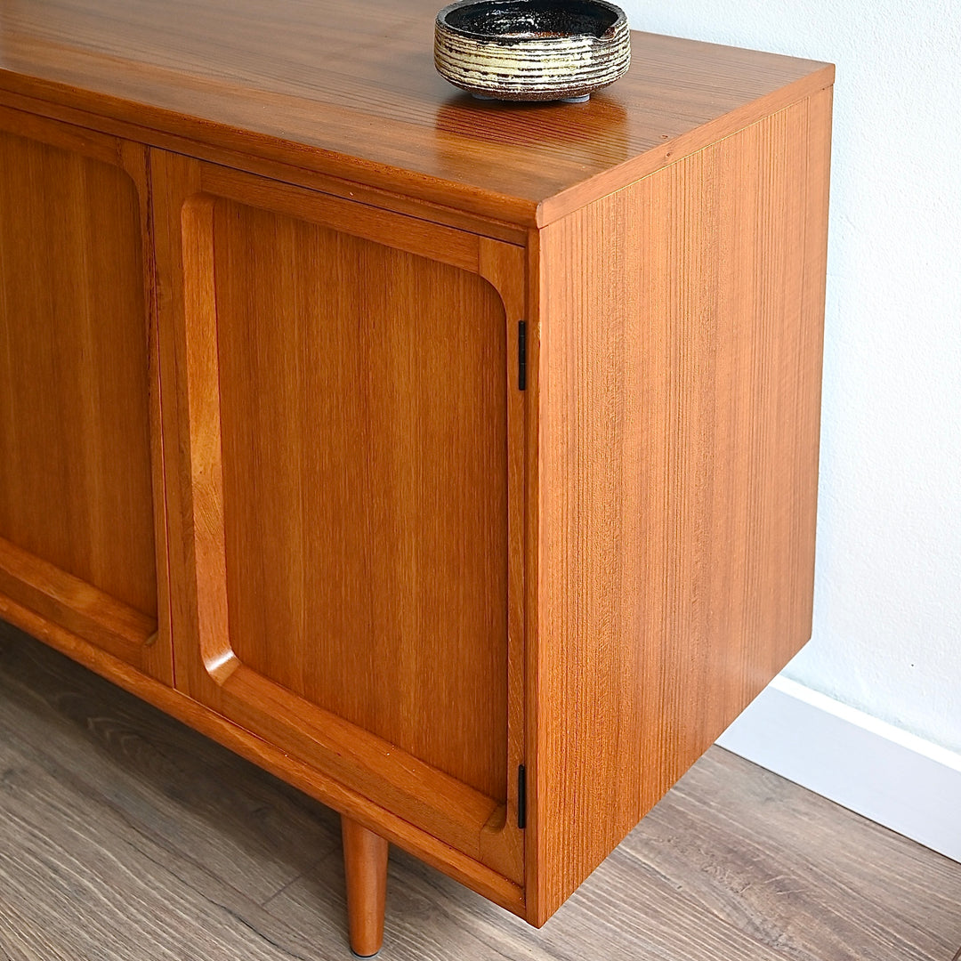 Mid Century Teak Sideboard LP Record Cabinet by Chiswell