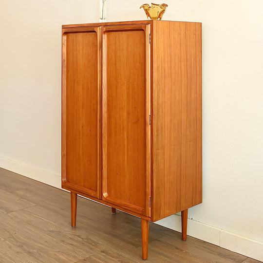 Mid Century Teak Sideboard Cabinet LP HIFI Cabinet by Chiswell