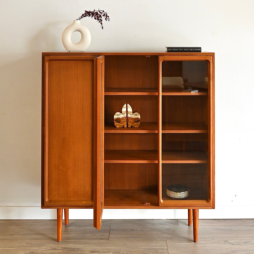 Parker Mid Century Teak Sideboard LP Record Cabinet