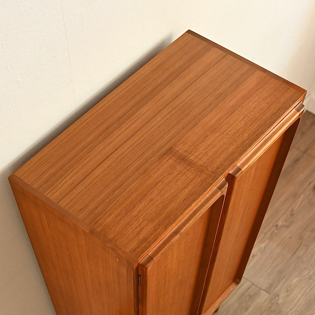 Mid Century Teak Sideboard Cabinet LP HIFI Cabinet by Chiswell