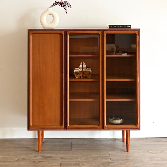 Parker Mid Century Teak Sideboard LP Record Cabinet