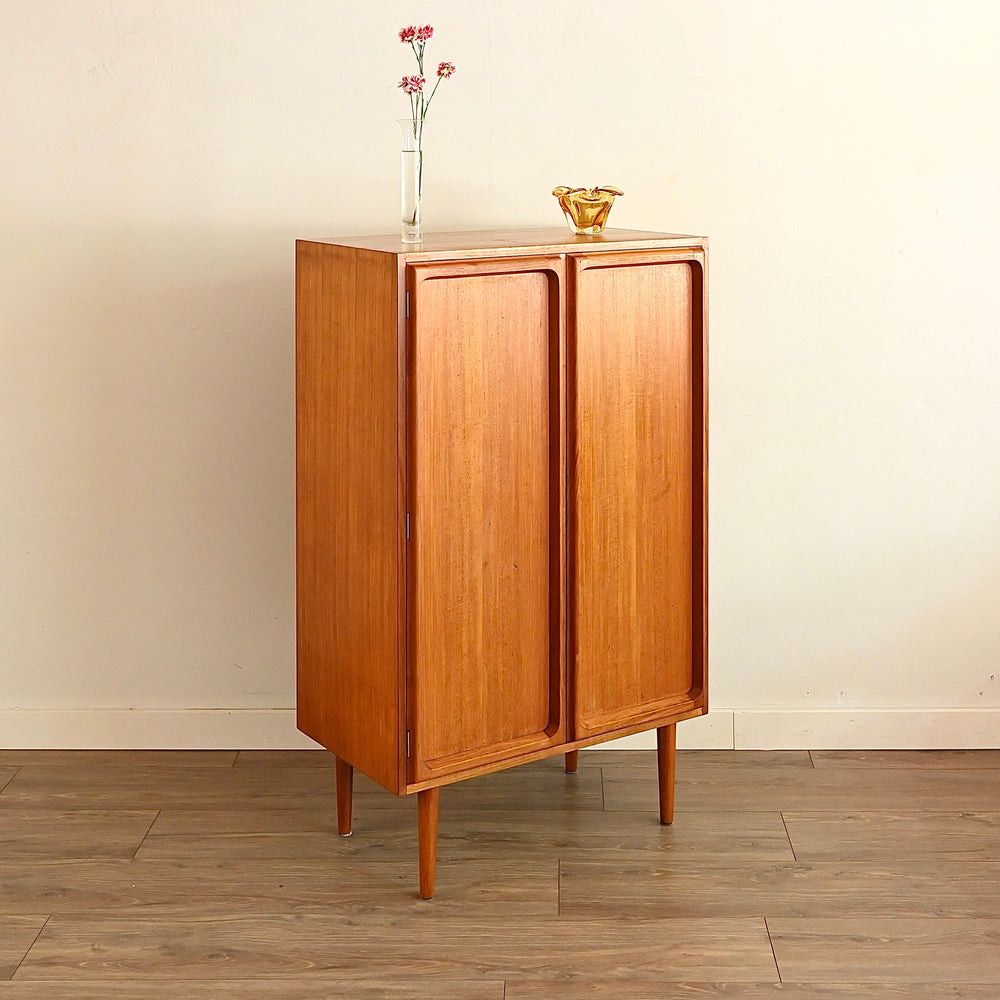 Mid Century Teak Sideboard Cabinet LP HIFI Cabinet by Chiswell
