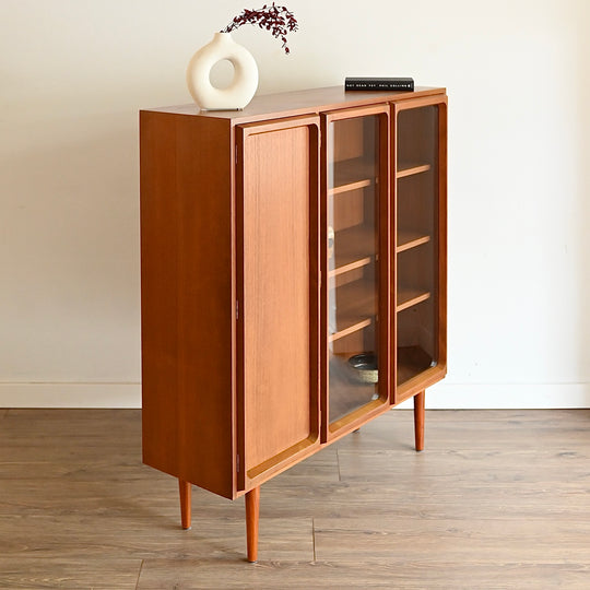 Parker Mid Century Teak Sideboard LP Record Cabinet