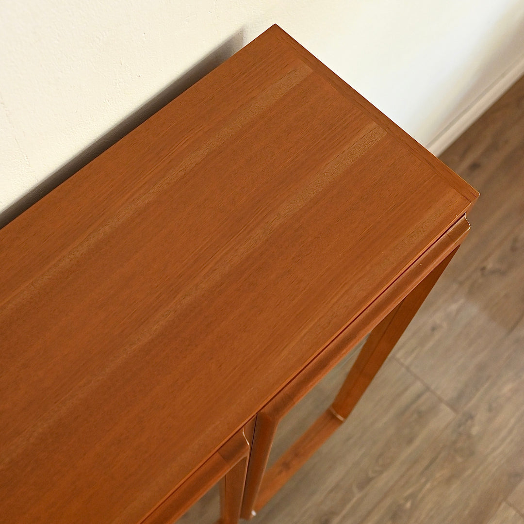 Mid Century Teak Sideboard Glass Display Cabinet by Chiswell