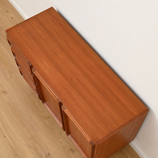 Mid Century Teak Sideboard LP Record Cabinet with Drawers by Chiswell - Refinished