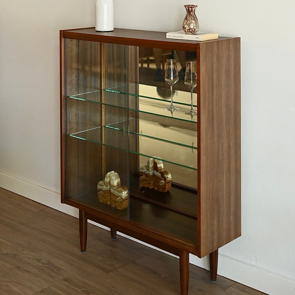 Mid Century Sideboard Display Cabinet by Elite