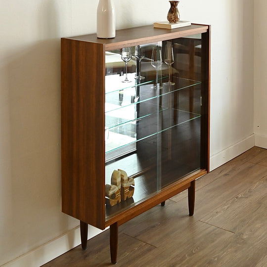 Mid Century Sideboard Display Cabinet by Elite