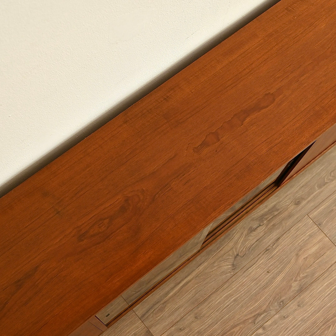Mid Century Teak Sideboard Buffet Credenza by Berryman