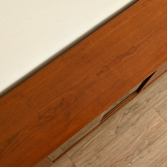 Mid Century Teak Sideboard Buffet Credenza by Berryman