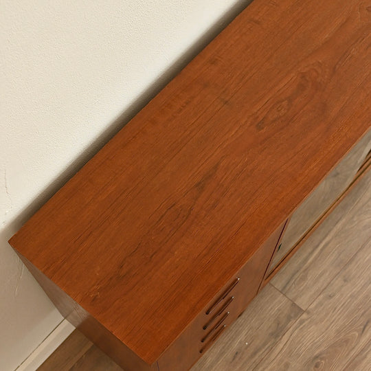 Mid Century Teak Sideboard Buffet Credenza by Berryman