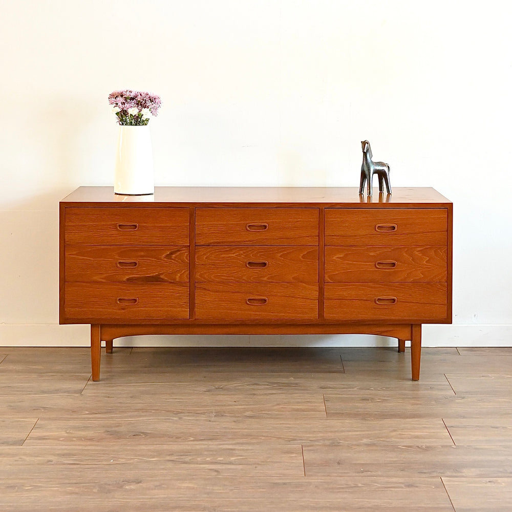 Mid Century Teak Sideboard Dresser Drawers