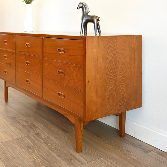 Mid Century Teak Sideboard Dresser Drawers