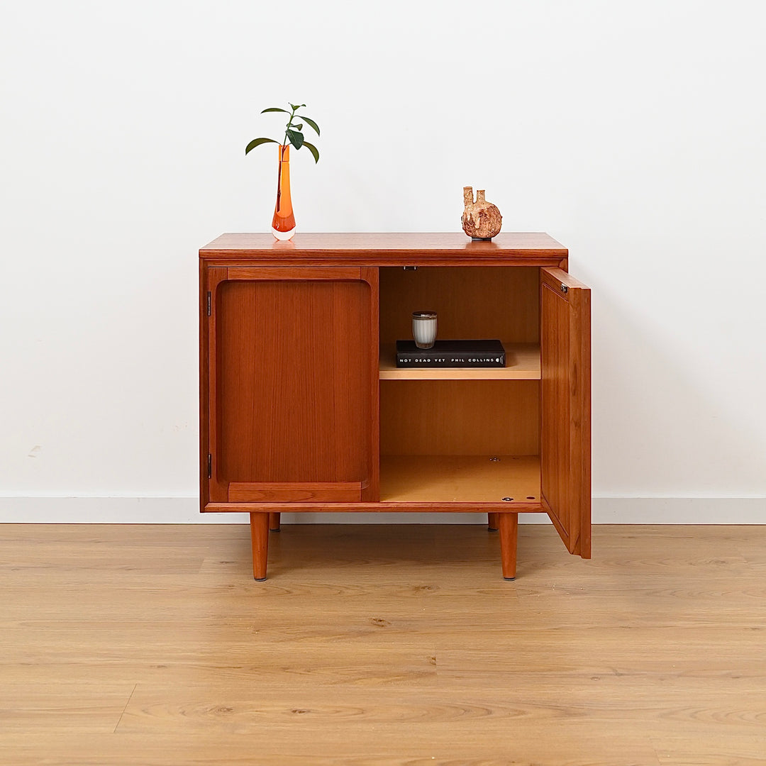 Mid Century Teak Sideboard LP Record Cabinet by Chiswell