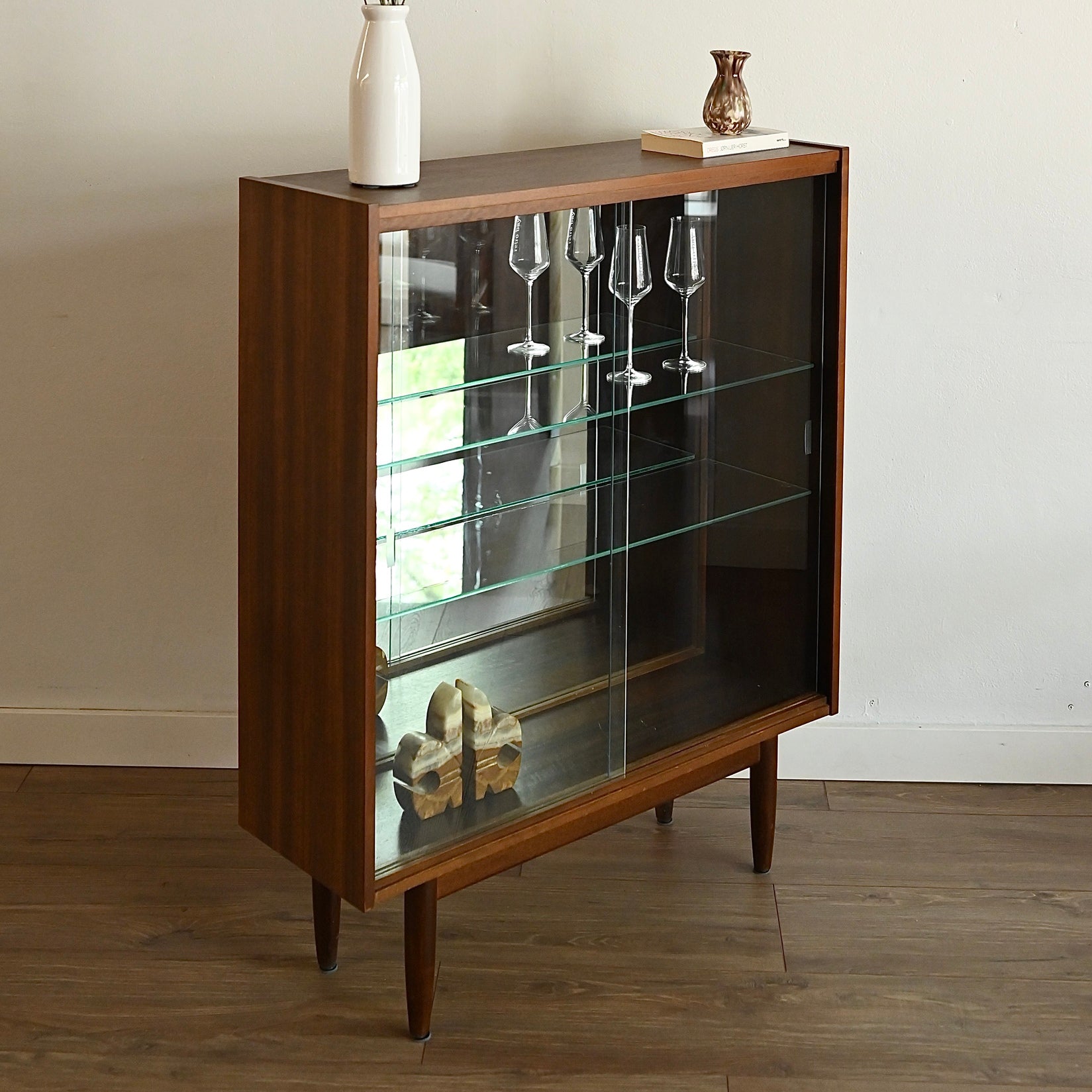 Mid Century Sideboard Display Cabinet by Elite