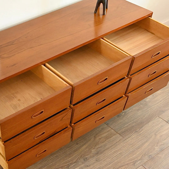 Mid Century Teak Sideboard Dresser Drawers