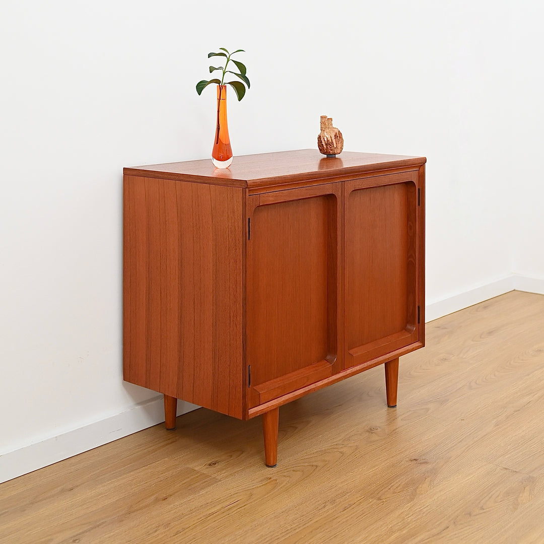 Mid Century Teak Sideboard LP Record Cabinet by Chiswell