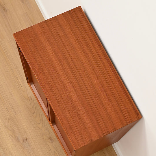 Mid Century Teak Sideboard LP Record Cabinet by Chiswell
