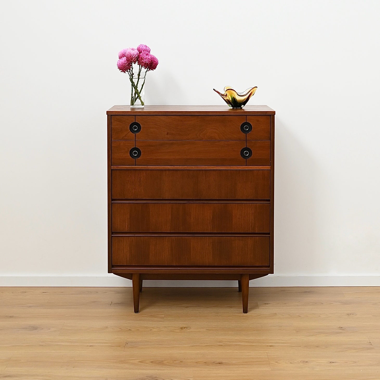 Stanley Furniture Mid-Century Modern Highboy Dresser – Refinished