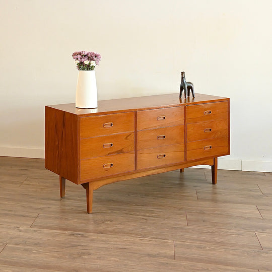 Mid Century Teak Sideboard Dresser Drawers