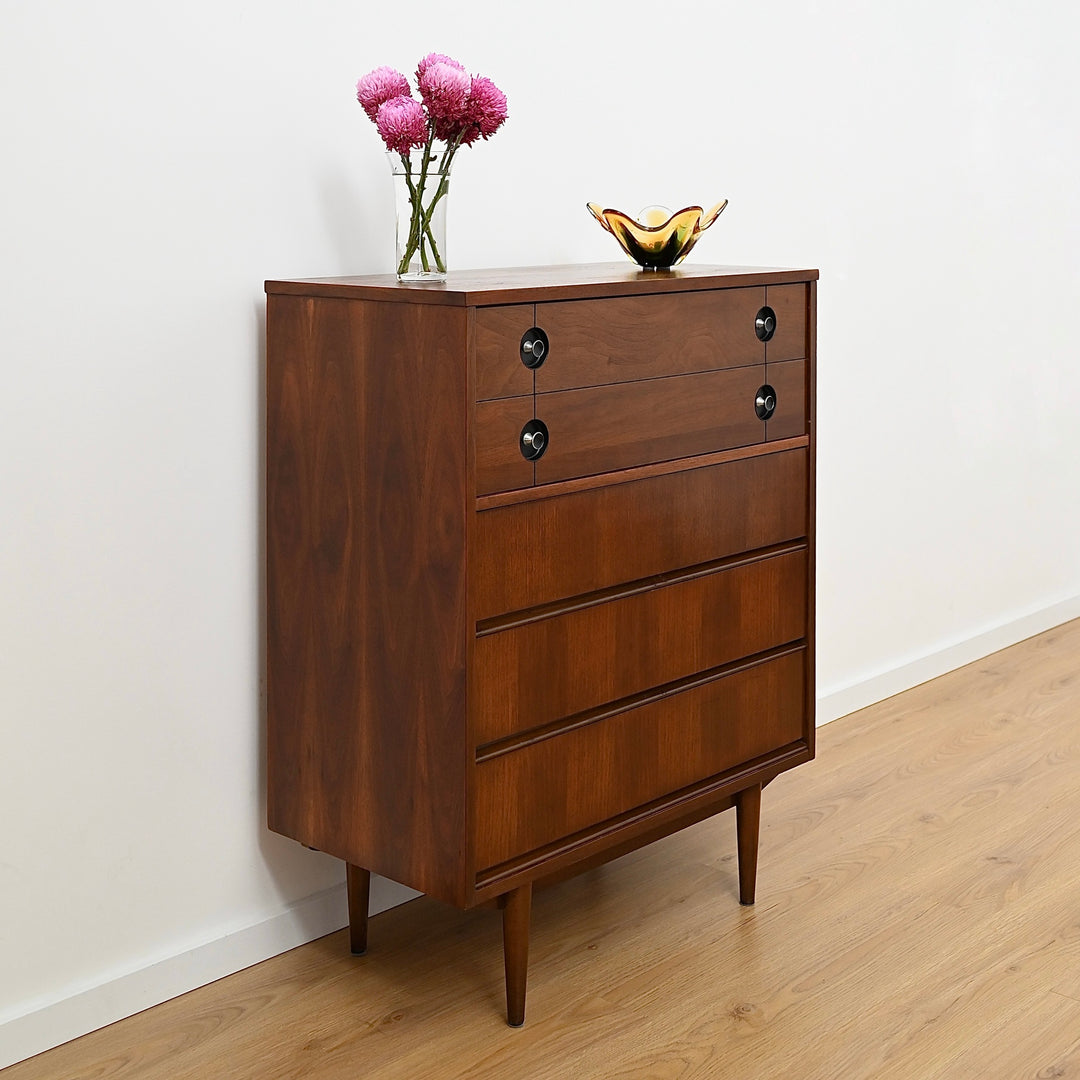 Stanley Furniture Mid-Century Modern Highboy Dresser – Refinished