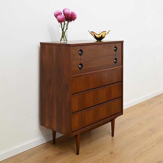 Stanley Furniture Mid-Century Modern Highboy Dresser – Refinished