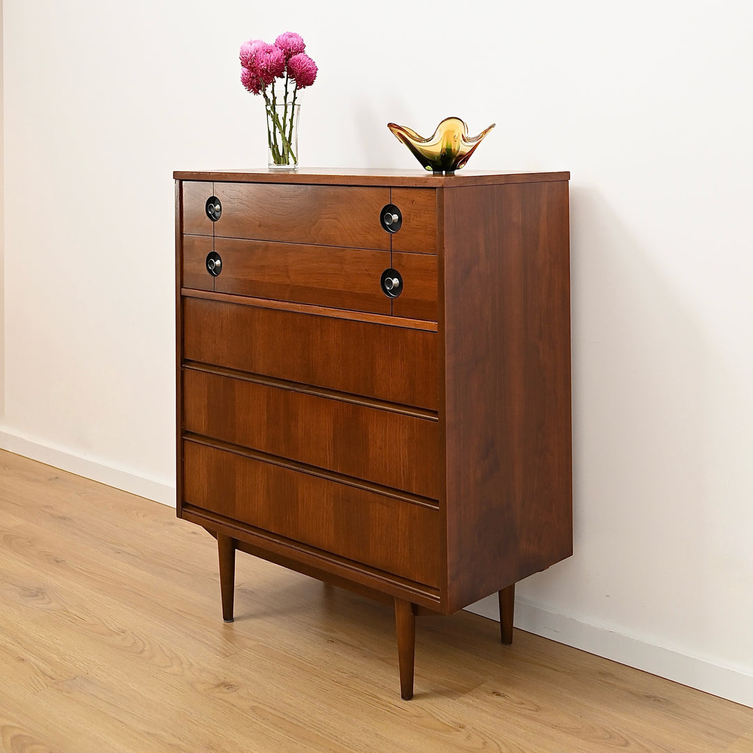 Stanley Furniture Mid-Century Modern Highboy Dresser – Refinished