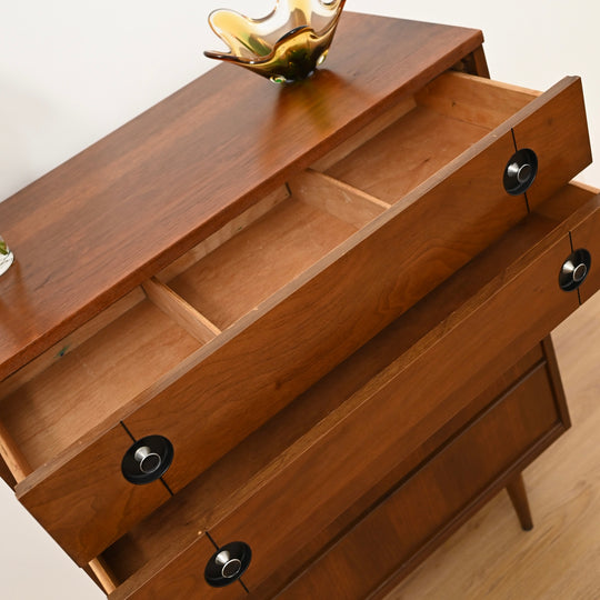 Stanley Furniture Mid-Century Modern Highboy Dresser – Refinished