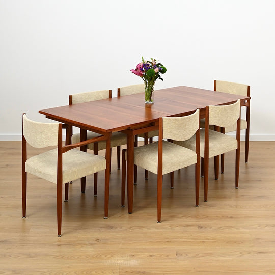 Mid Century Teak Extendable Dining Table by Chiswell - Refinished