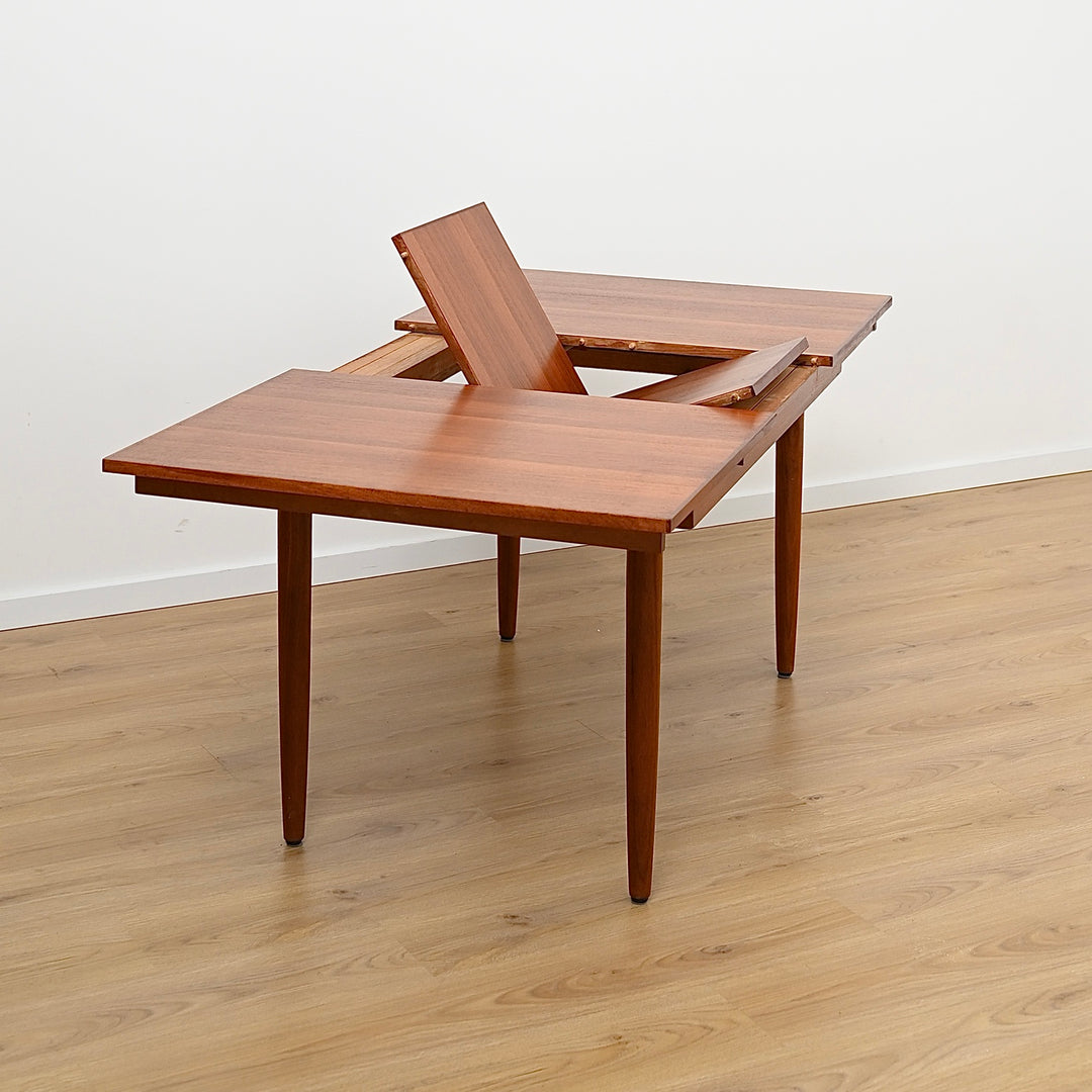 Mid Century Teak Extendable Dining Table by Chiswell - Refinished