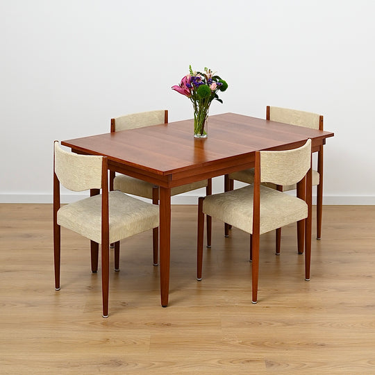 Mid Century Teak Extendable Dining Table by Chiswell - Refinished