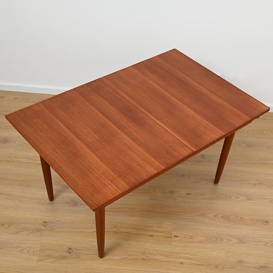 Mid Century Teak Extendable Dining Table by Chiswell - Refinished