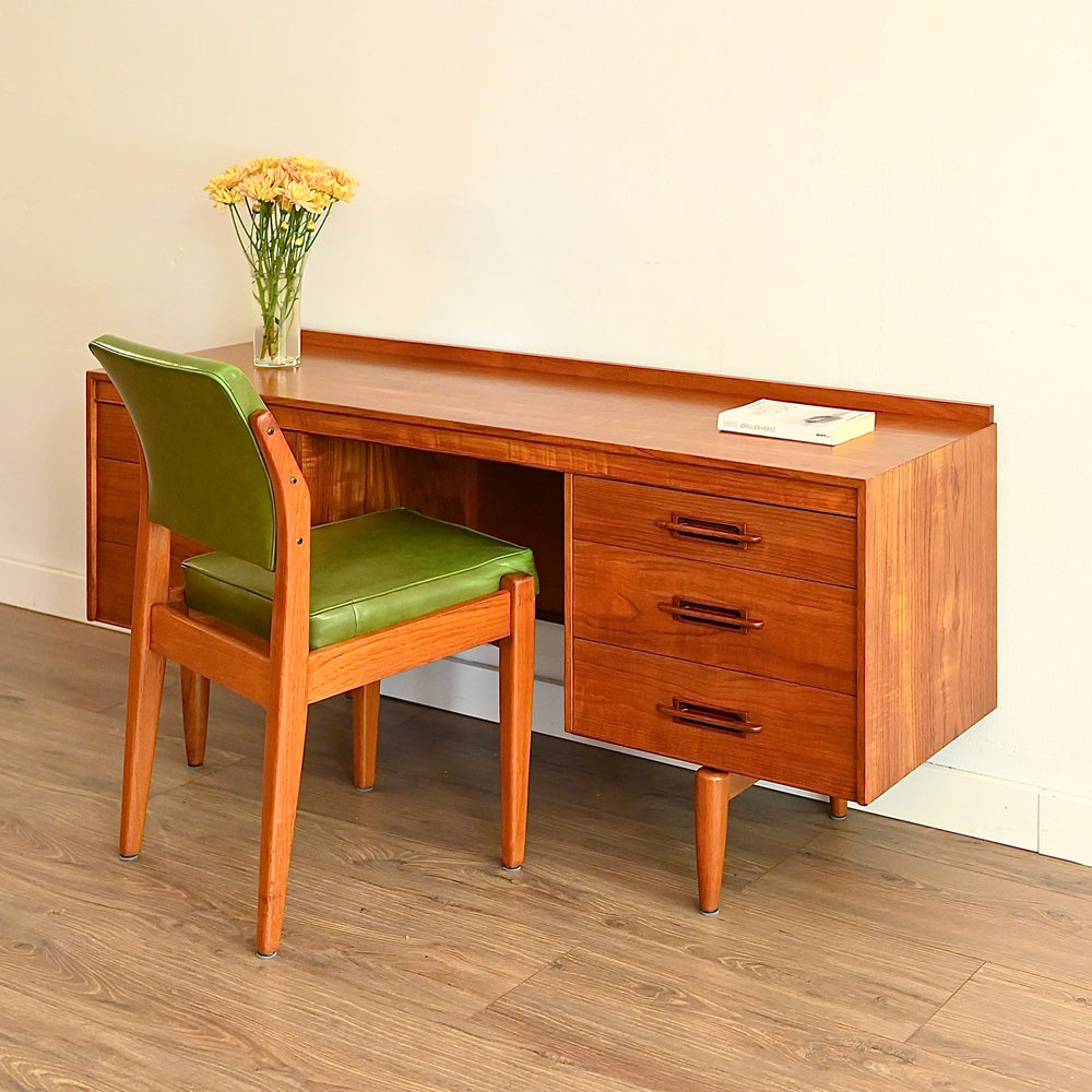 Mid Century Teak Sideboard Dresser Desk by Hayson