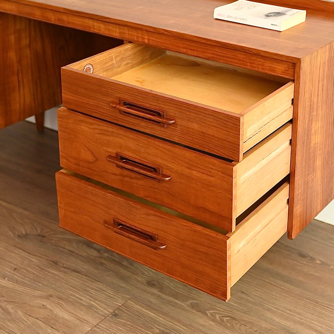 Mid Century Teak Sideboard Dresser Desk by Hayson