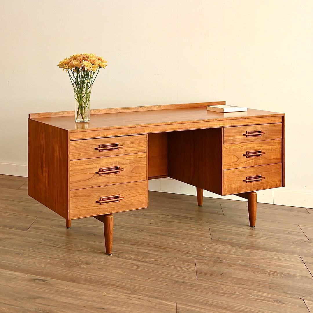 Mid Century Teak Sideboard Dresser Desk by Hayson