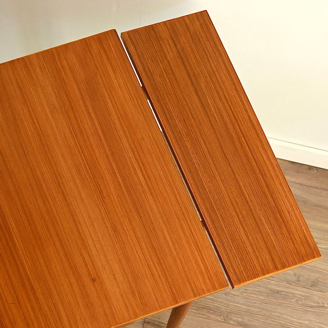 Mid Century Teak Extendable Dining Table by Elite