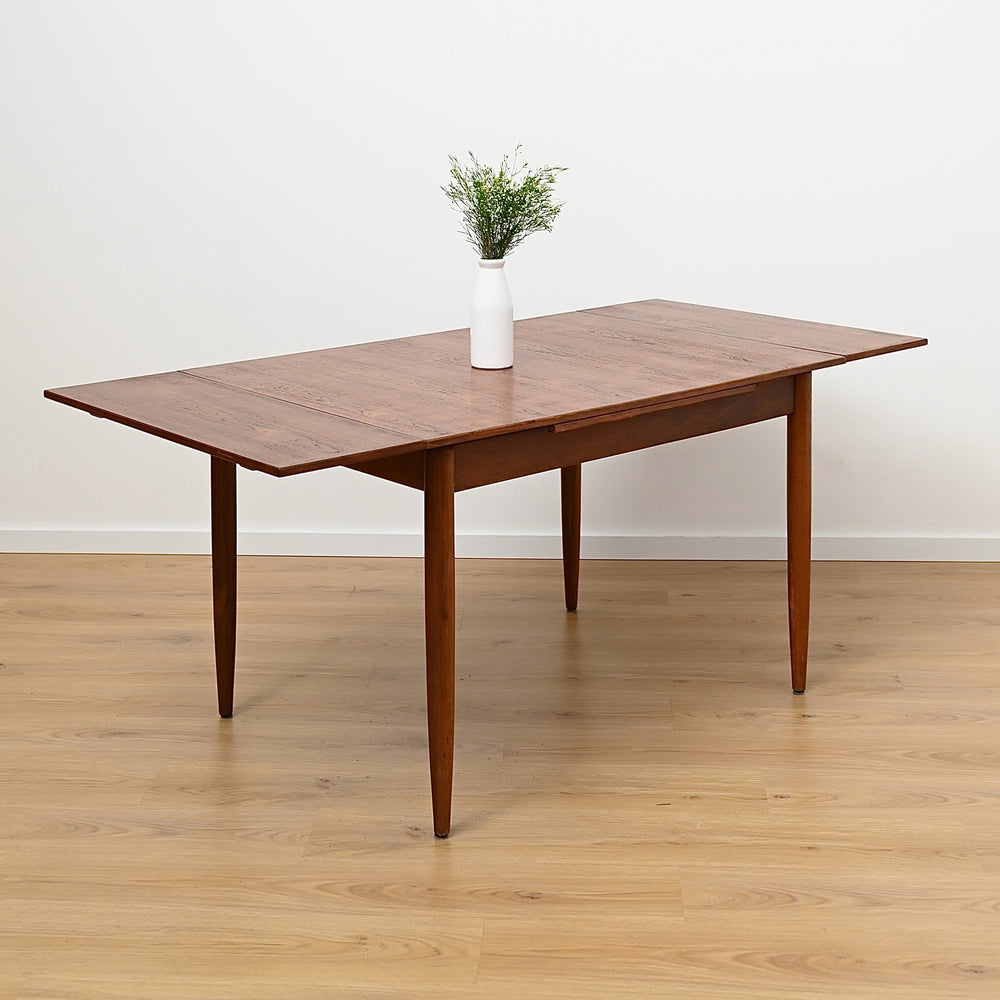 Parker Mid Century Teak Nordic Extendable Dining Table - Refinished