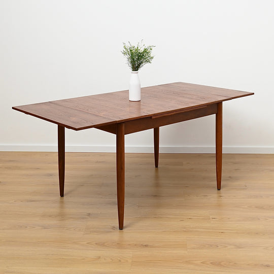 Parker Mid Century Teak Nordic Extendable Dining Table - Refinished