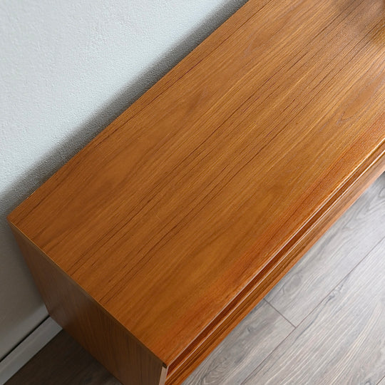 Mid Century Teak Sideboard LP Record Bookshelf Bookcase by Parker