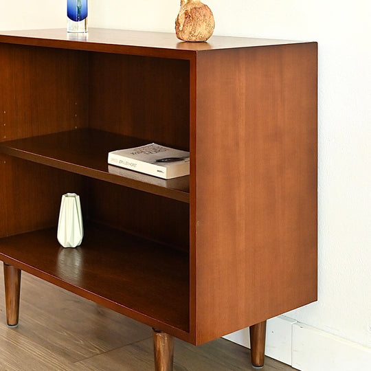 Mid Century Walnut Sideboard Bookshelf Bookcase by Chiswell